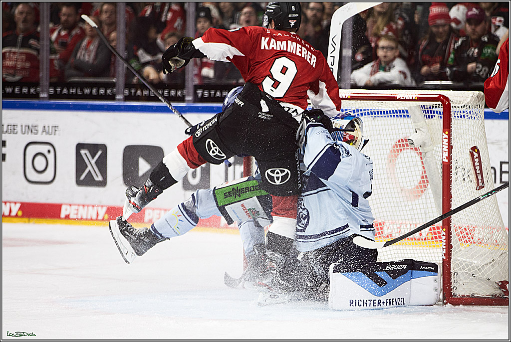 PENNY DEL; Koelner Haie- Straubing Tigers; Koeln, 15.12.2023